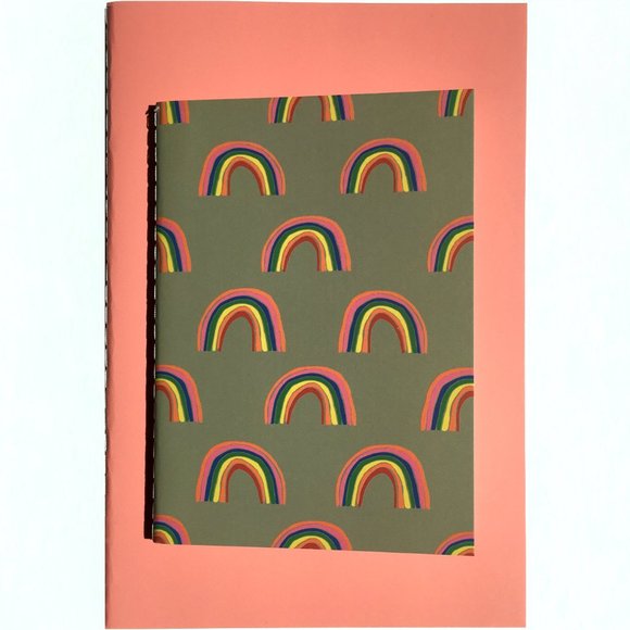 Notebooks 2pk - Rainbow & Peach - Picture 4 of 4
